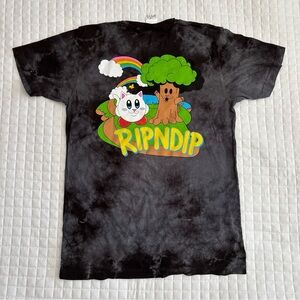 Ripndip Multicolor Tie-Dye T-Shirt medium black
